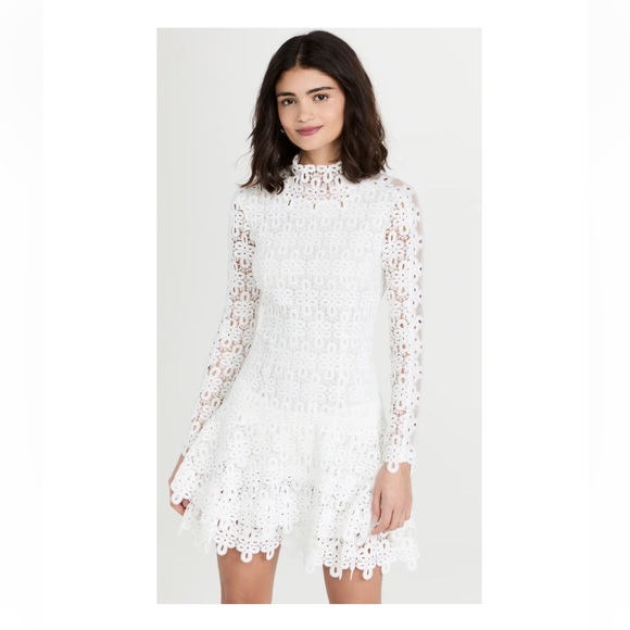 Jonathan Simkhai Dresses & Skirts - SIMKHAI Joy Lace Mini Dress White NWT